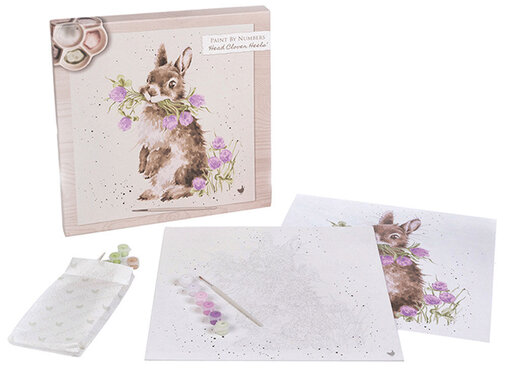 Wrendale Designs Paint by Numbers - Head Clover Heels (Rabbit)