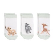 Wrendale Designs Little Savannah Baby Socks Set - 0-6 Months