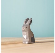 bumbu toys Grey Sitting Rabbit