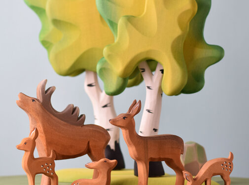 bumbu toys Deer Herd set