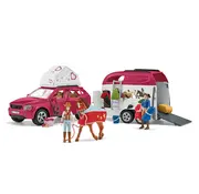 Schleich Avontuur met Auto en Paardentrailer 42535