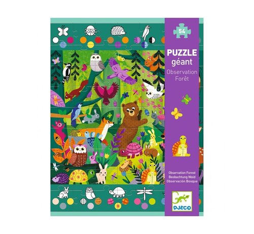 Djeco Observatie Puzzel Bos 54pcs