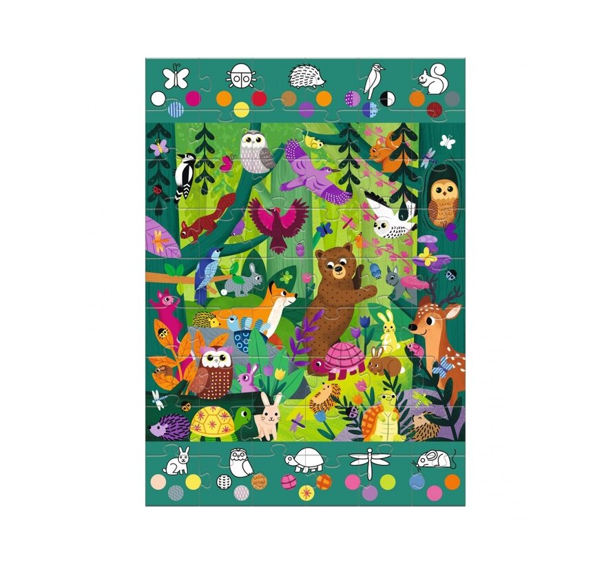 Observatie Puzzel Bos 54pcs