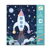 Djeco CARTES A GRATTER - Cosmicmission - FSC Mix (Packaging)