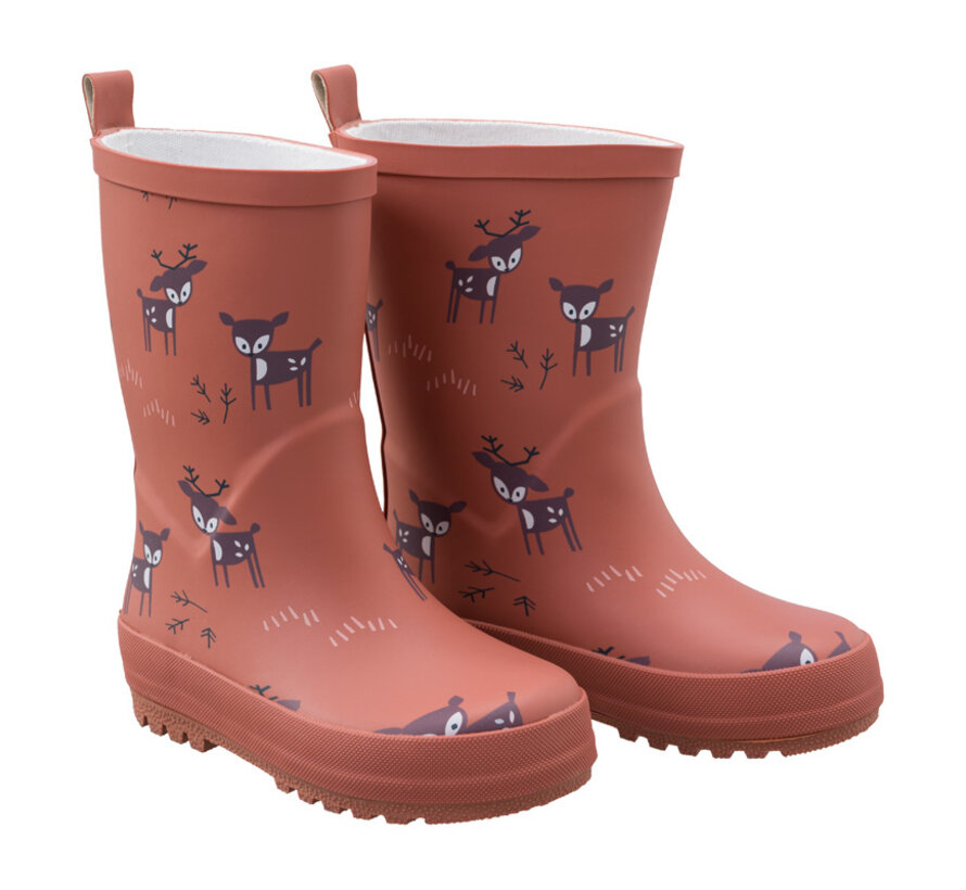 Rain Boots Deer Copper