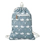 Gym Bag Whale Blue Fog