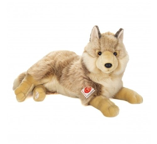 Hermann Teddy Knuffel Wolf Liggend 40cm