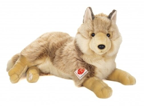 Hermann Teddy Knuffel Wolf Liggend 40cm