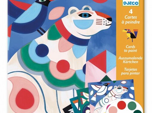 Djeco Schilderkaarten Fanciful Bestiary