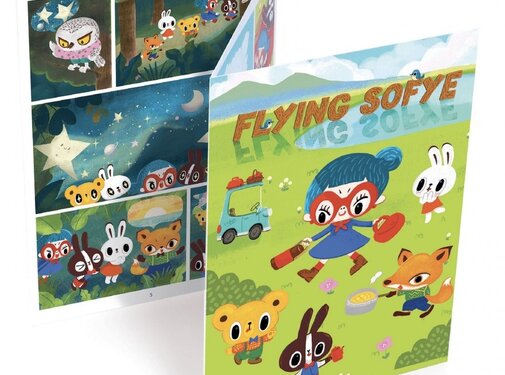 Djeco Krasplaatjes Flying Sofye