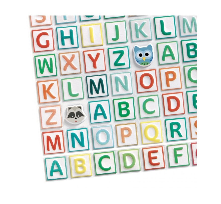 Puffy Stickers Alfabet