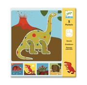 Djeco POCHOIRS - Dinosaurs - FSC Mix ( Packaging )