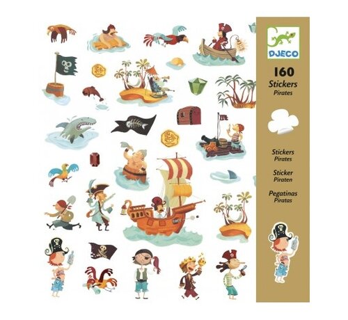 Djeco PAPER STICKERS - Pirates - FSCMix (Packaging)