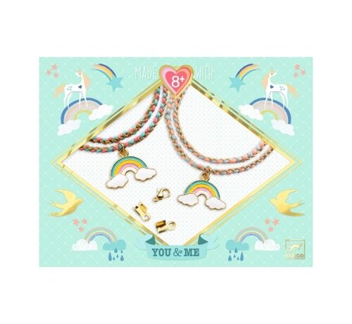 Djeco DUO JEWELS - Rainbow Kumihimo