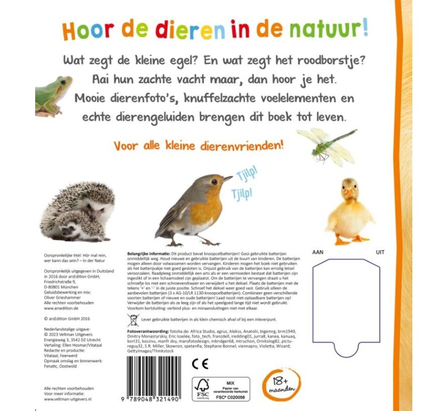 Welk dier hoor ik hier? In de natuur