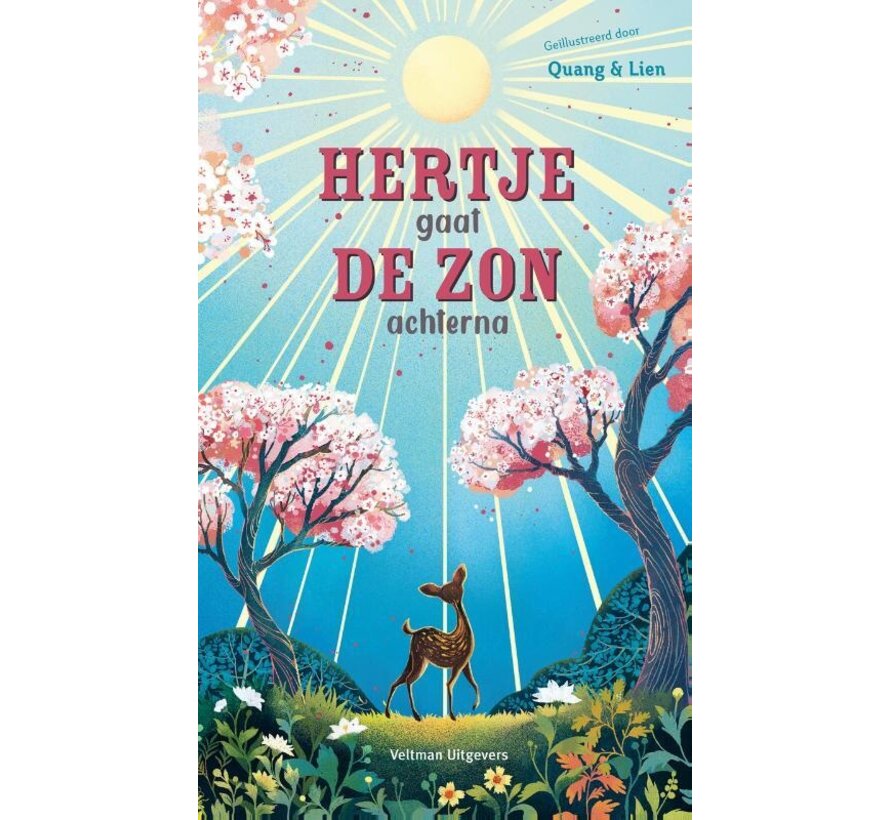 Hertje gaat de zon achterna