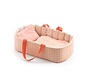 Poppendraagmand Bassinet Pink Lines
