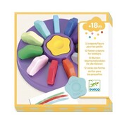 Djeco 12 Flower Crayons For Toddlers