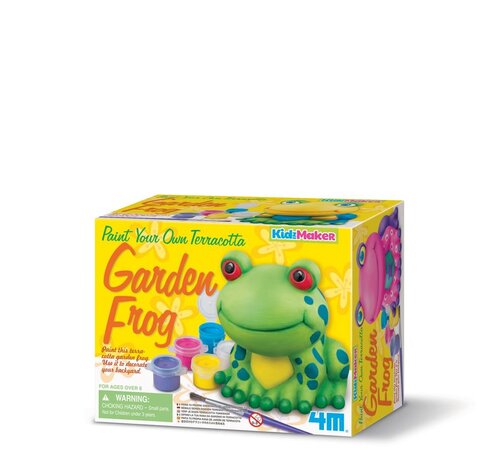 4M Paint your own Terracotta Garden Frog