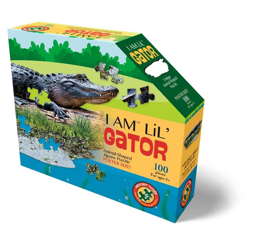 Puzzel Alligator I AM Gator Poster Size 100pcs