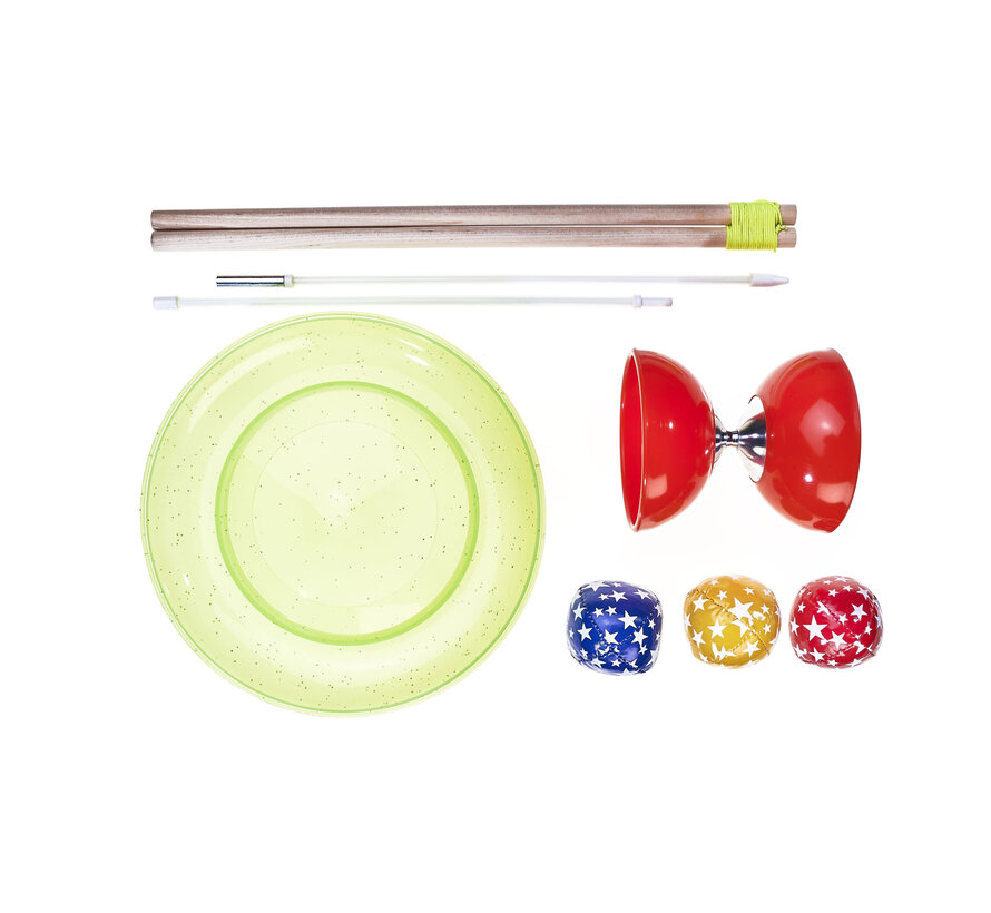 Acrobat - Junior juggling set (diabolo/Plate/Balls)