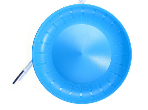 Eureka Acrobat - Set Top spinning plate - Light blue + double tip hand stick