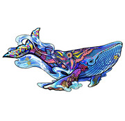 Eureka RainboWooden Puzzle - Blue whale