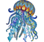 Regenboog Houten Puzzel Jellyfish
