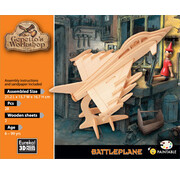 Eureka 3D Wood Model Gepetto's Battleplane