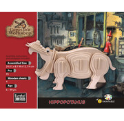 Eureka 3D Hout Model Gepetto´s Hippopotamus