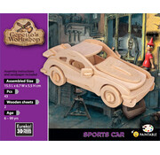 Eureka 3D Wood Model Gepetto´s Sports Car