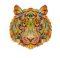 Rainbow Wooden Puzzle Tiger