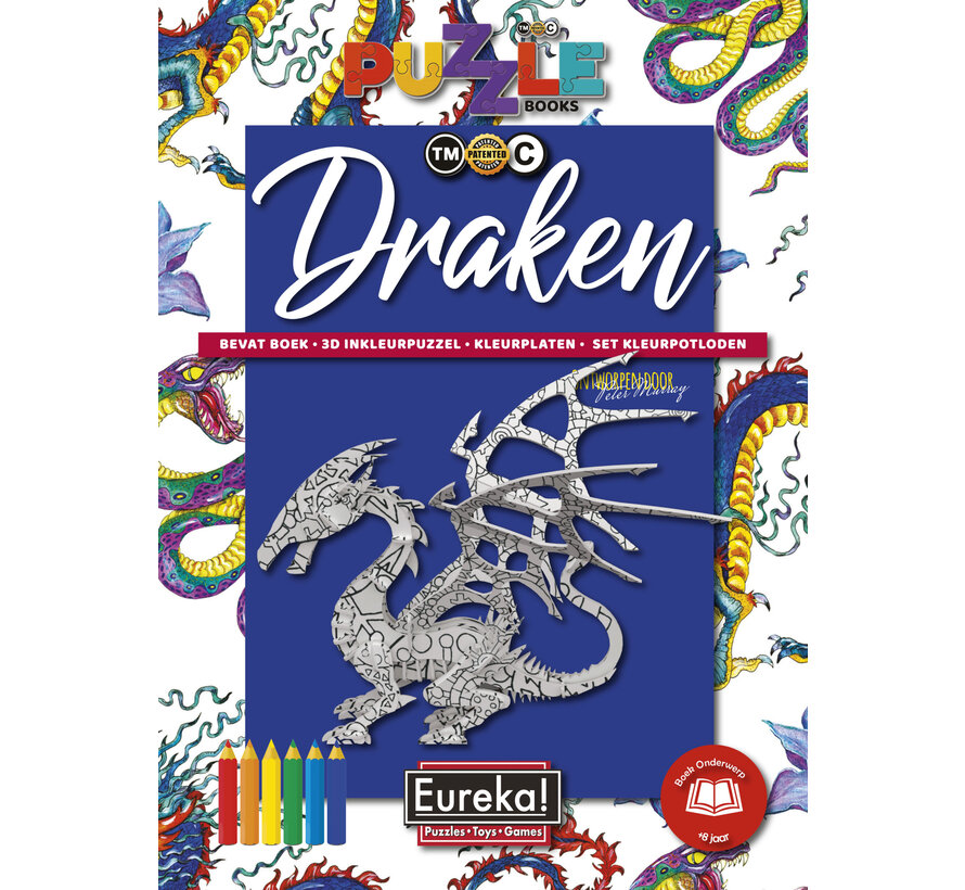 Puzzelboek 3D Draken