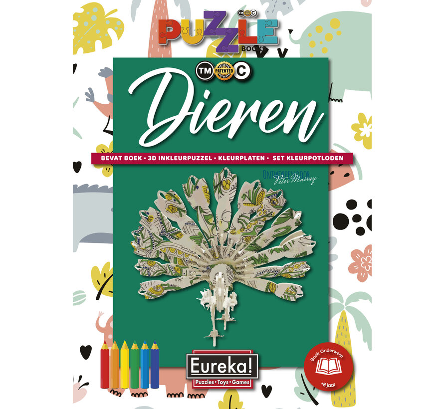 Puzzelboek 3D Dieren