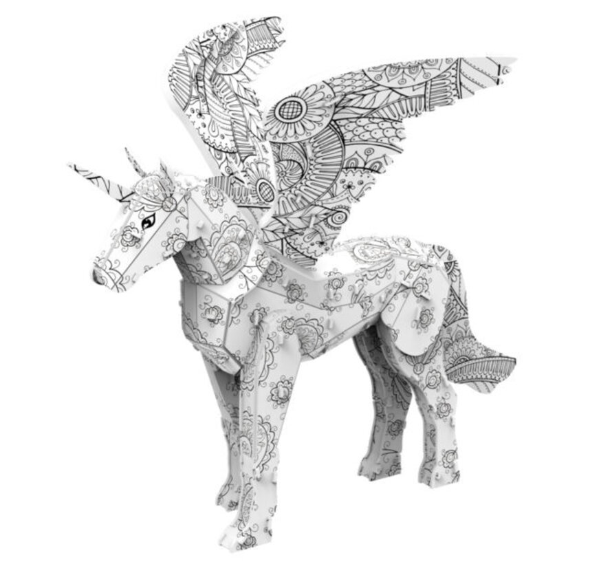 Puzzle Book 3D Unicorns