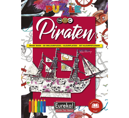 Eureka Puzzelboek 3D Piraten