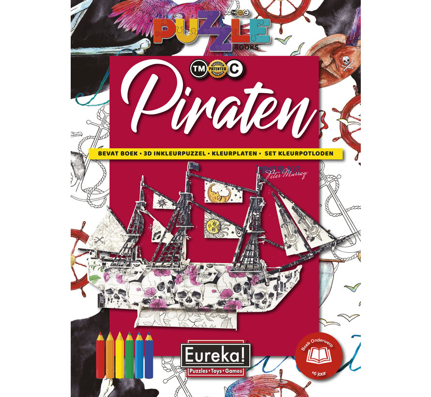 Puzzelboek 3D Piraten