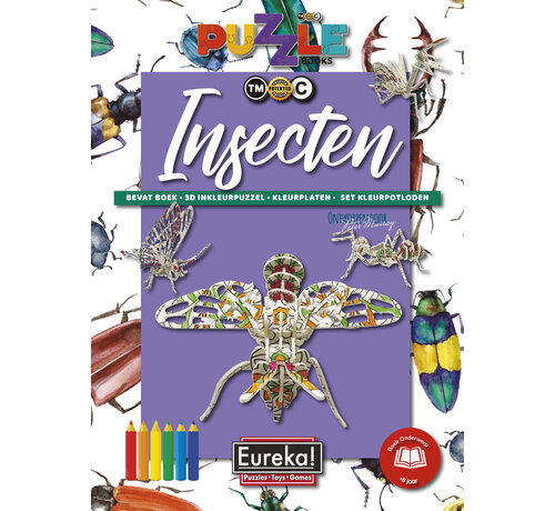Eureka Puzzelboek 3D Insecten