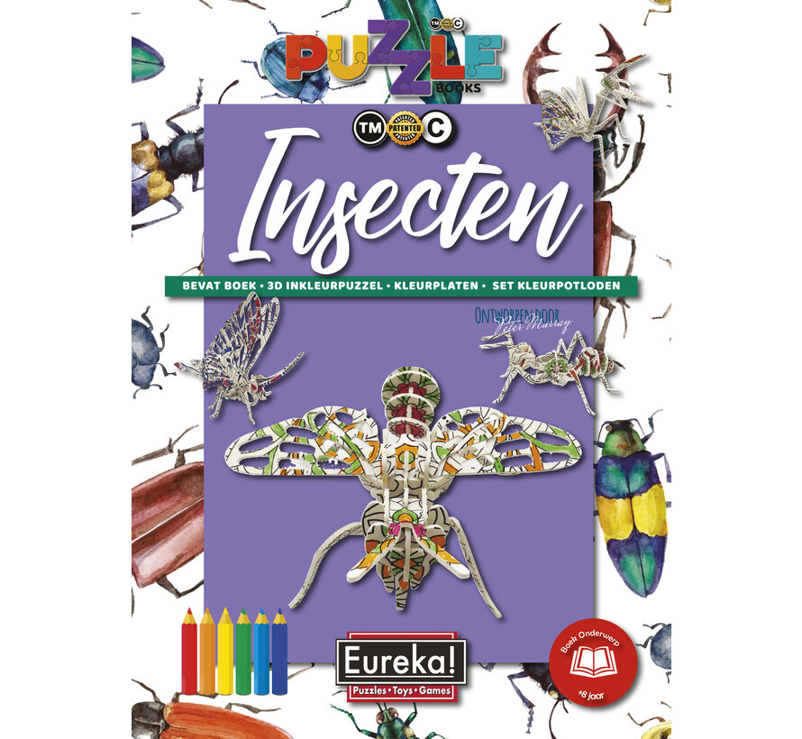 Puzzelboek 3D Insecten