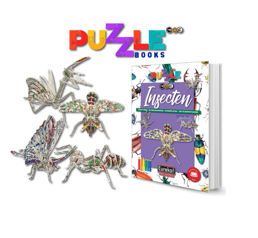 Puzzle Book 3D Insects