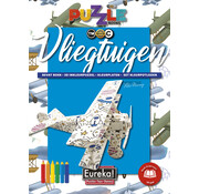 Eureka Puzzelboek 3D Vliegtuigen