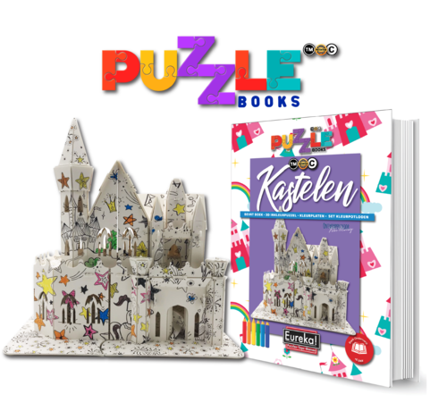 Eureka Puzzelboek 3D Kastelen