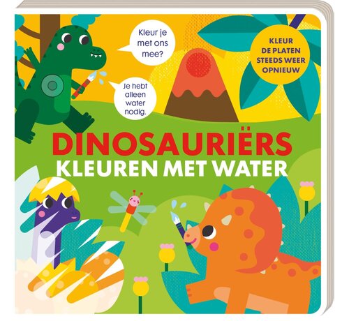 Image Books Kleuren met water Dino's