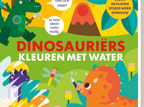 Image Books Kleuren met water Dino's