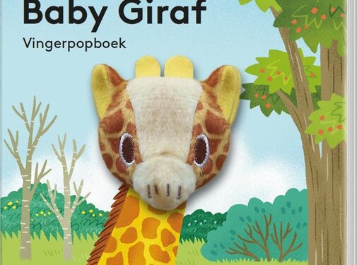 Image Books Vingerpopboek Baby Giraf