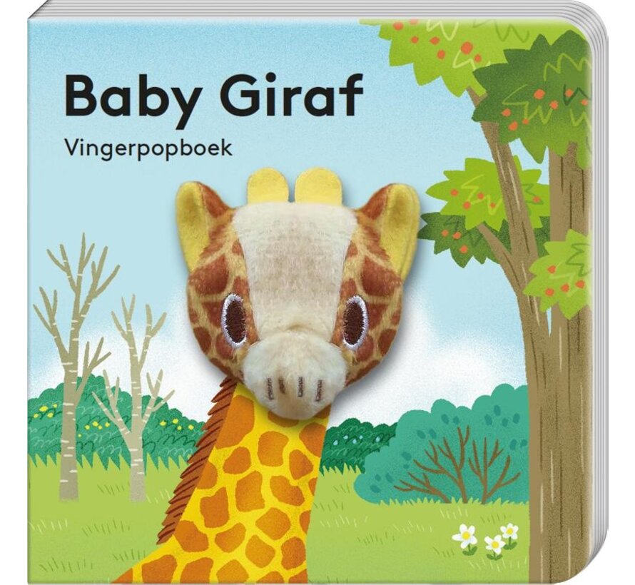 Vingerpopboek Baby Giraf