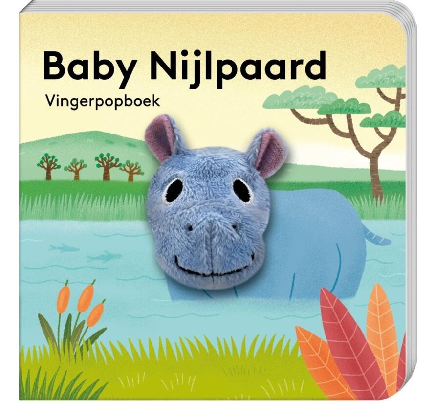 Vingerpopboek Baby Nijlpaard