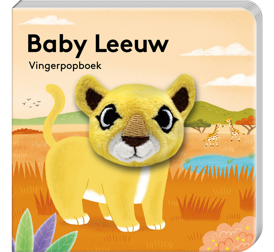 Vingerpopboek Baby Leeuw