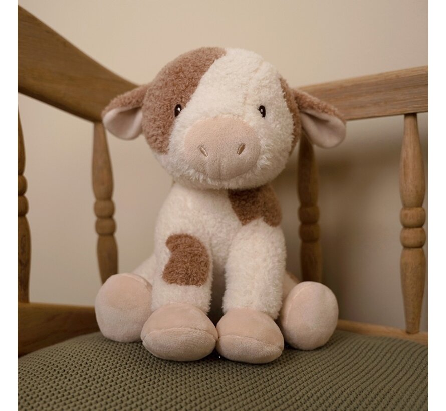 Knuffel Koe Little Farm 25cm