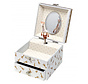 Small Music Box White Brown